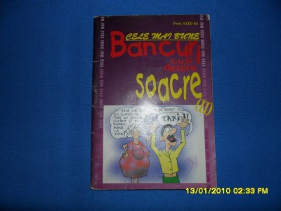 BANCURI CU SOACRE foto