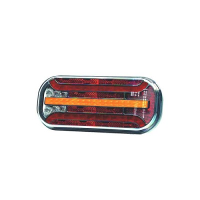 Lampa spate 214x95, cu numar, ceata si semnalizare dinamica FT-230 PM LED Di Fristom Automotive TrustedCars foto