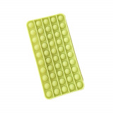 Cumpara ieftin Penar cu jucarie Pop it, Jucarie antistres Pop It, silicon, verde 20x11x3.3 cm