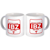 Spania Aeroportul Ibiza Ibiza IBZ : Cadou Halba : Travel Airline Pilot AIRPORT, Generic