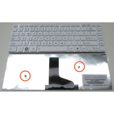 Tastatura laptop noua Toshiba L40D-A White Frame White US White