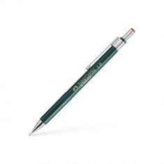 Creion Mecanic Faber – Castell TK-Fine, 1 mm Mina, Clip Rezistent, Corp Verde, Creion Mecanic Colorat, Rechizite Scolare, Instrumente de Scris, Creion