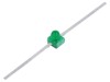 LED Verde Axial 1,65mm THT