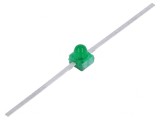 LED Verde Axial 1,65mm THT