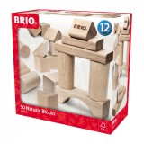 Cumpara ieftin Brio - Set Blocuri Din Lemn 50 Piese
