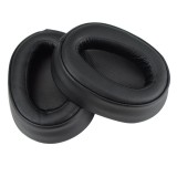 Set 2 bureti TXE pentru casti Sony WH-H900N / MDR-100ABN, Over-Ear, Negru, Spuma cu memorie, Piele ecologica