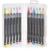 Set 12 Markere Tip Pensula - Pastel Colours