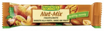 Baton cu Fructe, Nuci si Alune Bio 40gr Rapunzel foto