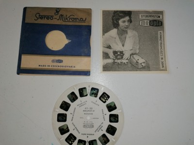 LOT 5 DIAPOZITIVE CIRCULARE 3D MEOPTA-BUDAPESTA /CUBA /PRAGA /CEHOSLOVACIA foto
