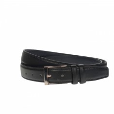 Curea barbati, casual-eleganta, din piele ecologica, latime 3.5 cm, negru - NB023