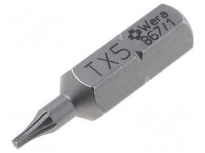 Capăt de şurubelniţă Torx TX05 25mm foto