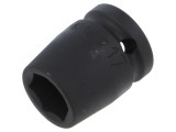 Cap tubulară scurtă 6-puncte HEX 17mm 1/2 cu impact GEDORE