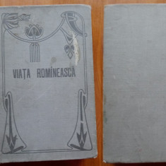 Revista Viata Romaneasca , Iasi , 1907 , volum 5 , legatura clasica