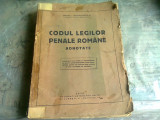CODUL LEGILOR PENALE ROMANE ADNOTATE, INDEX ALFABETIC PE LEGI - MIHAIL I. PAPADOPOLU