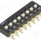 Intrerupator DIP, 2 pozitii, montare SMT, 8 sectiuni, OMRON OCB - A6S-8104-H
