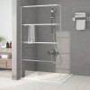 VidaXL Paravan duș walk-in argintiu 115x195 cm sticlă ESG transparentă 152138