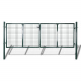 Gard de gradina tip plasa, poarta gard grilaj, 289x75 cm/306x125 cm GartenMobel Dekor, vidaXL