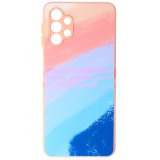 Husă Samsung Galaxy A32 5G, TPU Watercolor Glass, Multicolor
