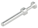 Pin tată aliaj cupru argintat Han E&reg; crimpat 0,14-0,37mm2