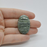 Cabochon opal green swiss 36x23x6mm c43