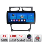 Navigatie Mercedes C W203 2000-2004 K-clk Edotec 4+64 12.3 inch Incell 1K android Wifi 5Ghz gps internet Q CarStore Technology