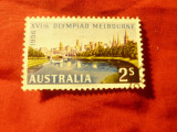 Timbru Australia 1956 - Peisaj , val. 2sh, Stampilat