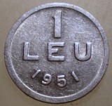 1.092 ROMANIA RPR 1 LEU 1951