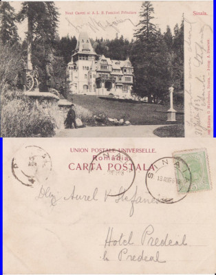 Casa Regala -Sinaia-Castelul Pelisor - clasica, rara foto