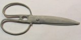 Cumpara ieftin CY - Foarfeca tiganeasca mai veche / perfect functionala / tabla bronzuita, Scule si unelte