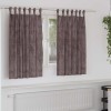 VidaXL Draperie cu perdele 2 pcs Maro 140 x 140 cm Catifea