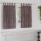 vidaXL Draperie cu perdele 2 pcs Maro 140 x 140 cm Catifea