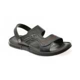 Sandale GRYXX negre, 69C01, din piele naturala