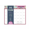 Go with the Flow: A Magnetic Monthly Calendar 2024