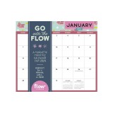 Go with the Flow: A Magnetic Monthly Calendar 2024