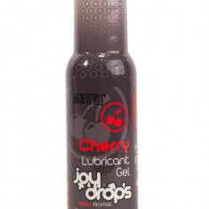 Cherry Lubricant Gel - Lubrifiant cu aromă cireșe Joy Drops 100ml