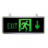 Indicator Luminos EXIT Sageata Jos LED Acumulator 36x14x3cm MJ19 MNR9193