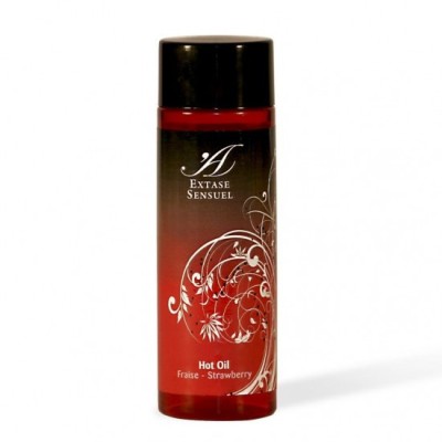 EXTASE SENSUAL - STRAWBERRY HEAT STIMULATING OIL 100 ML foto
