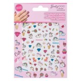 Autocolante pentru Unghii cu Model Unicorn 2D, Set Decorativ, CMCLASS