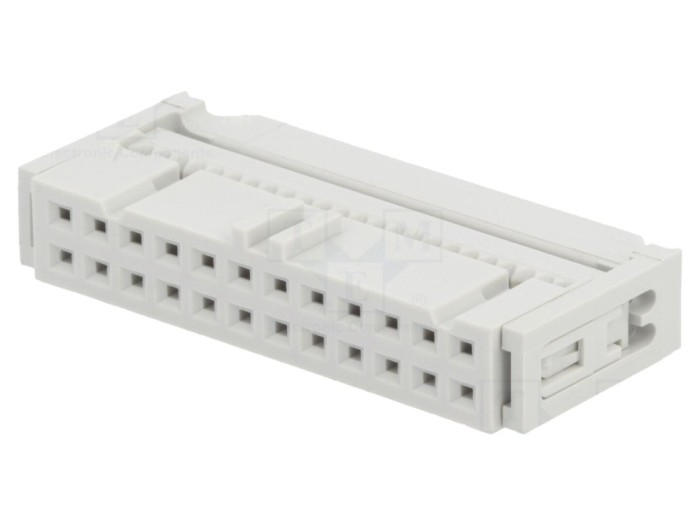 Conector IDC mamă 24 pini, aurit