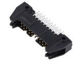 Conector IDC soclu tată 20 PIN THT aurit 5A 2,54mm