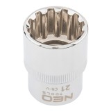 Tubulara hexagonala Spline 1/2&quot;, 21 mm Neo Tools 08-593 HardWork ToolsRange