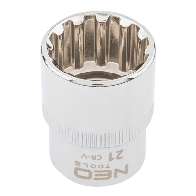 Tubulara hexagonala Spline 1/2&amp;quot;, 21 mm Neo Tools 08-593 HardWork ToolsRange foto