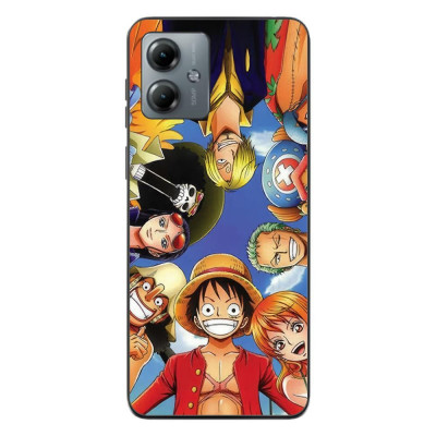 Husa compatibila cu Motorola Moto G14 Silicon Gel Tpu Model One Piece Crew foto