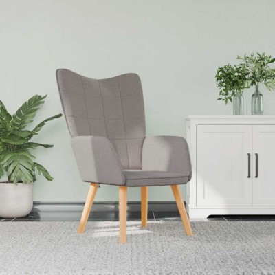 Gossi scaun de relaxare, taupe, material textil foto