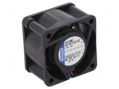 Ventilator Axial DC 24V 40x40x25mm 24m3/h 46dBA cu Bilă foto