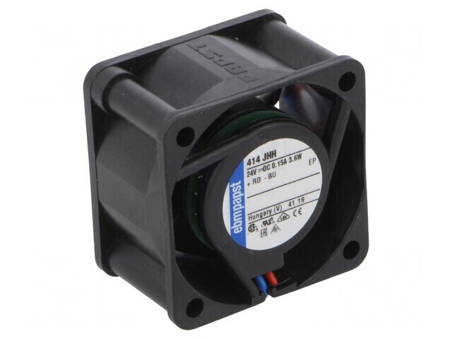Ventilator Axial DC 24V 40x40x25mm 24m3/h 46dBA cu Bilă