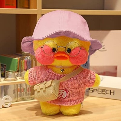 Jucarie de plus ratusca lalafanfan flippy, haine si accesorii random, galben foto