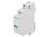 Lampă de control LED 230VAC pentru şină DIN albastru