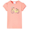 Tricou pentru copii, corai neon, 140, vidaXL