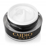 Gel pentru tehnica fara pilire - Make-Up Fiber Sparkle Ivory 15 ml, Cupio